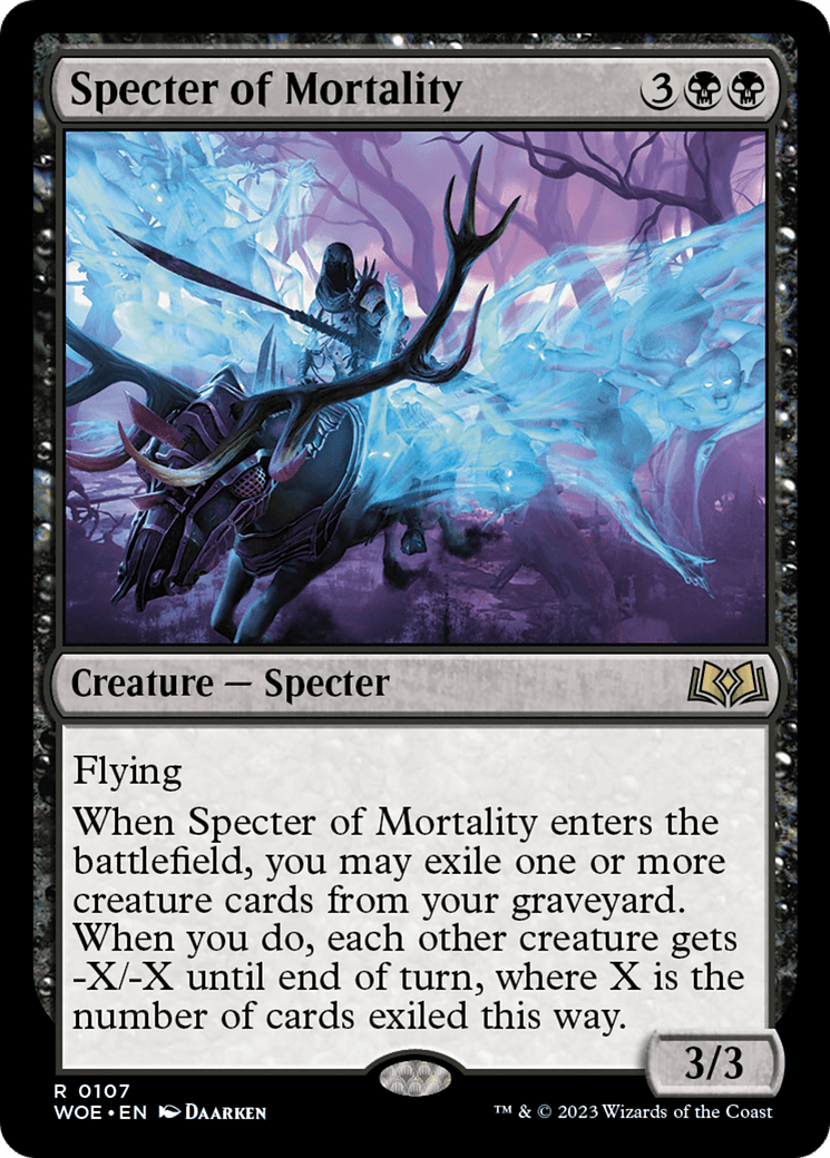 Specter of Mortality [Wilds of Eldraine] MTG Single Magic: The Gathering  | Multizone: Comics And Games