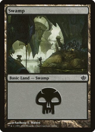 Swamp (62) [Duel Decks: Garruk vs. Liliana] MTG Single Magic: The Gathering  | Multizone: Comics And Games