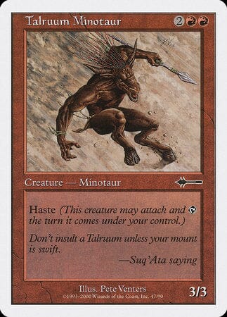 Talruum Minotaur [Beatdown Box Set] MTG Single Magic: The Gathering  | Multizone: Comics And Games