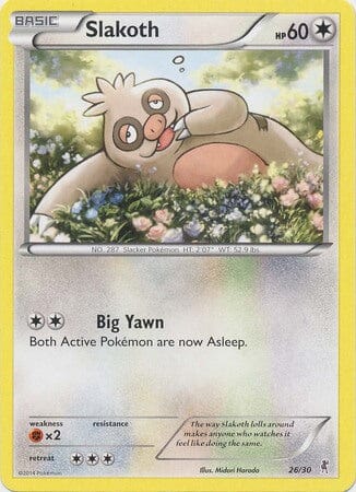 Slakoth (26/30) [XY: Trainer Kit 1 - Bisharp] Pokemon Single Pokémon  | Multizone: Comics And Games