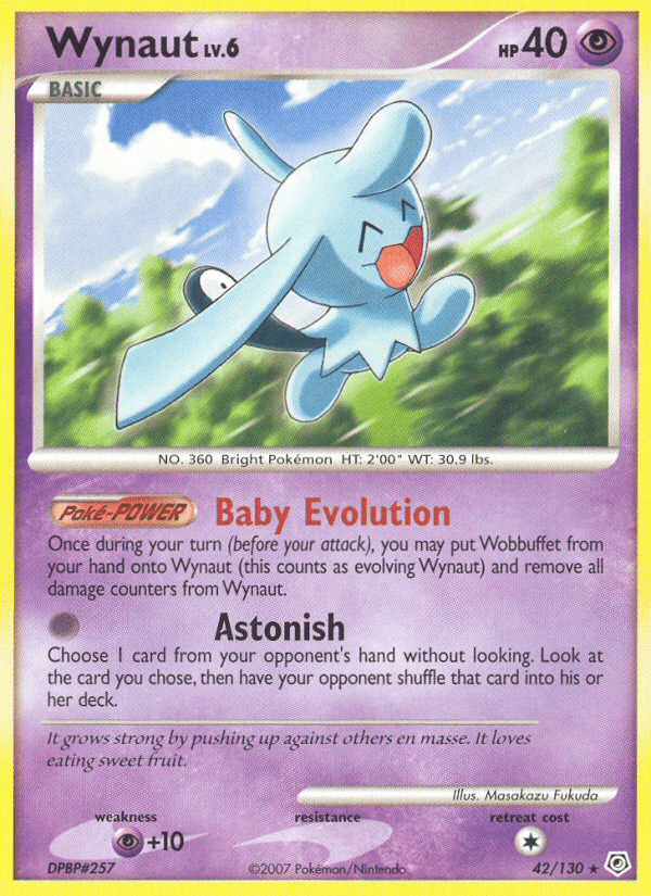 Wynaut (42/130) [Diamond & Pearl: Base Set] Pokemon Single Pokémon  | Multizone: Comics And Games