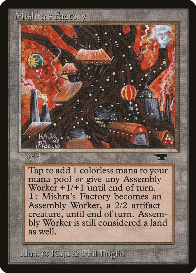 Mishra's Factory (Orange Background) [Antiquities] MTG Single Magic: The Gathering  | Multizone: Comics And Games