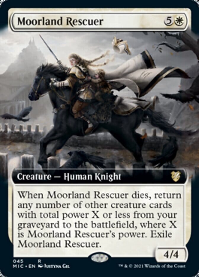 Moorland Rescuer (Extended) [Innistrad: Midnight Hunt Commander] MTG Single Magic: The Gathering  | Multizone: Comics And Games