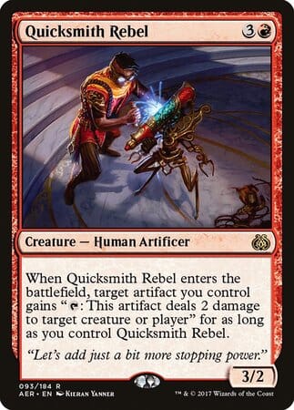 Quicksmith Rebel [Aether Revolt] MTG Single Magic: The Gathering  | Multizone: Comics And Games