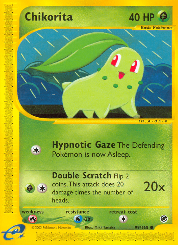 Chikorita (99/165) [Expedition: Base Set] Pokemon Single Pokémon  | Multizone: Comics And Games
