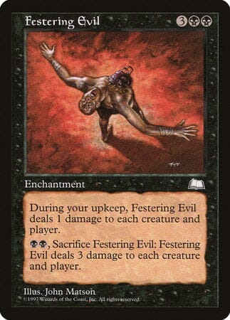 Festering Evil [Weatherlight] MTG Single Magic: The Gathering  | Multizone: Comics And Games