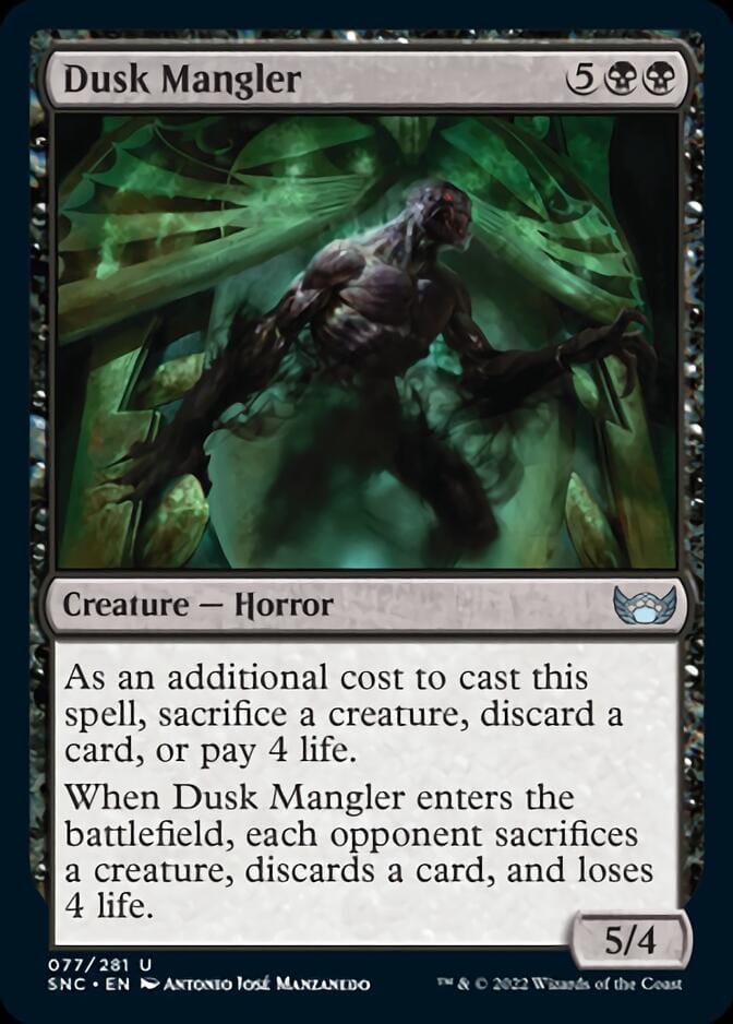 Dusk Mangler [Streets of New Capenna] MTG Single Magic: The Gathering  | Multizone: Comics And Games