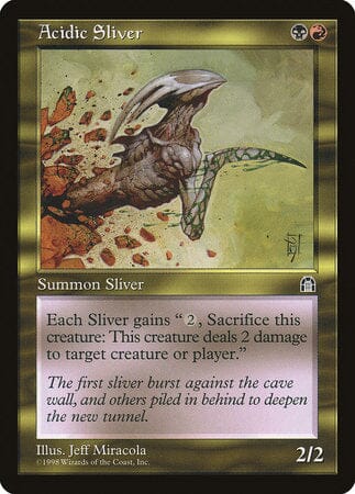 Acidic Sliver [Stronghold] MTG Single Magic: The Gathering  | Multizone: Comics And Games