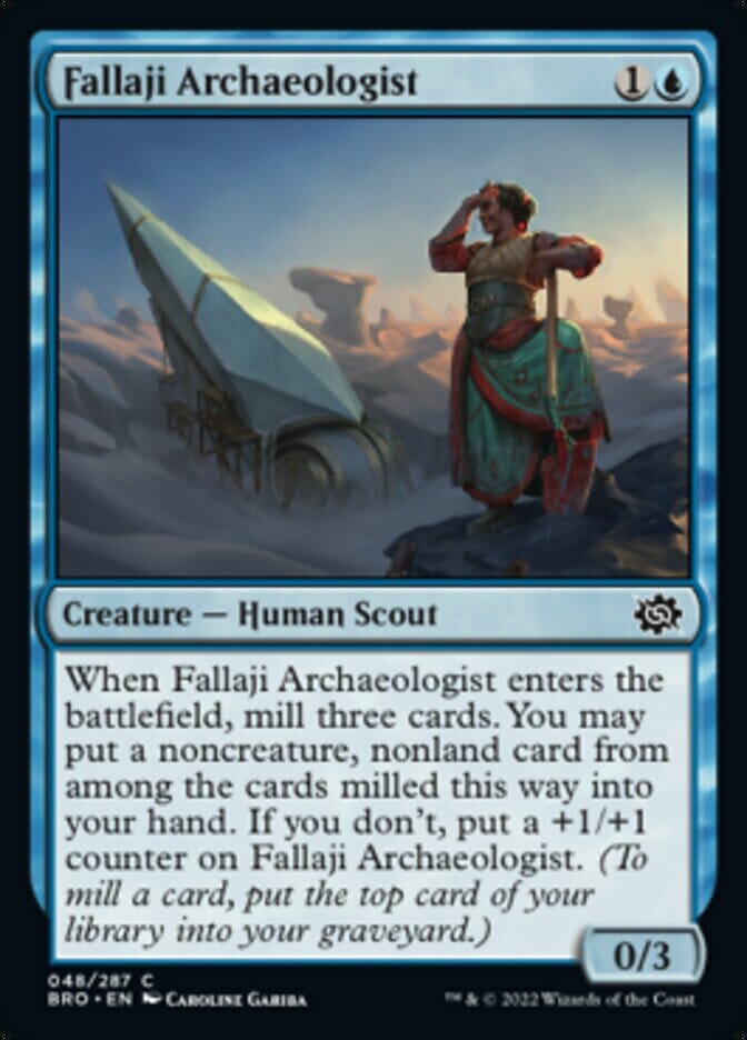 Fallaji Archaeologist [The Brothers' War] MTG Single Magic: The Gathering  | Multizone: Comics And Games