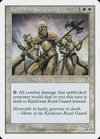 Kjeldoran Royal Guard [Seventh Edition] MTG Single Magic: The Gathering  | Multizone: Comics And Games