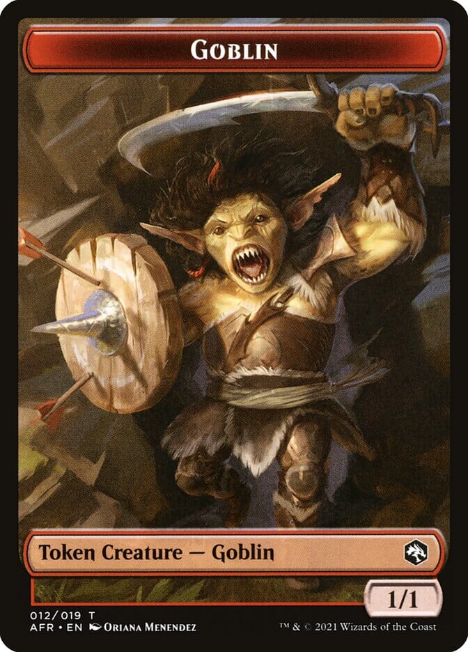 Goblin (012) // Blood (017) Double-sided Token [Challenger Decks 2022 Tokens] MTG Single Magic: The Gathering  | Multizone: Comics And Games