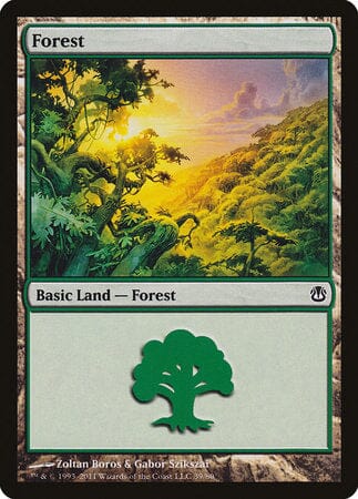 Forest (39) [Duel Decks: Ajani vs. Nicol Bolas] MTG Single Magic: The Gathering  | Multizone: Comics And Games