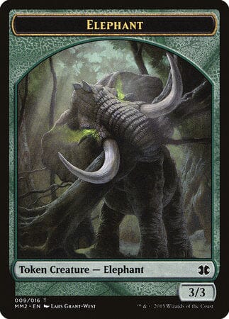 Elephant Token [Modern Masters 2015 Tokens] MTG Single Magic: The Gathering  | Multizone: Comics And Games