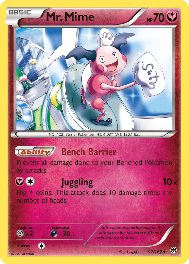 Mr. Mime (97/162) [XY: BREAKthrough] Pokemon Single Pokémon  | Multizone: Comics And Games