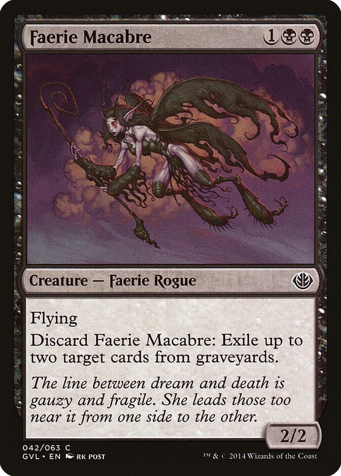 Faerie Macabre (Garruk vs. Liliana) [Duel Decks Anthology] MTG Single Magic: The Gathering  | Multizone: Comics And Games