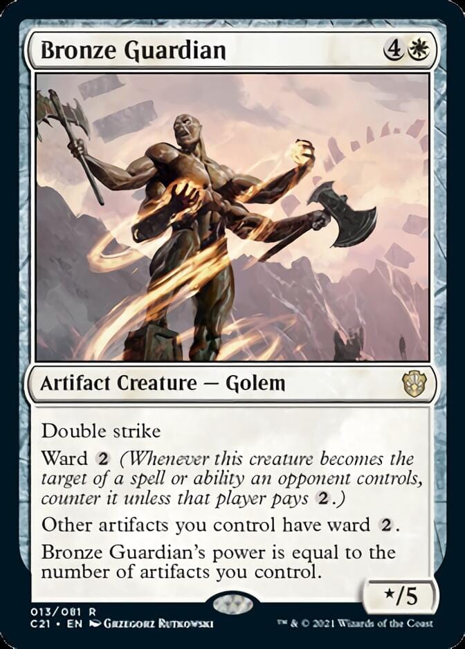 Bronze Guardian [Commander 2021] MTG Single Magic: The Gathering  | Multizone: Comics And Games