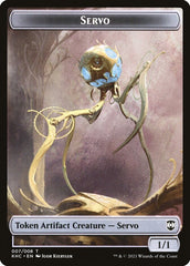 Elf Warrior // Servo Double-sided Token [Kaldheim Commander Tokens] MTG Single Magic: The Gathering  | Multizone: Comics And Games