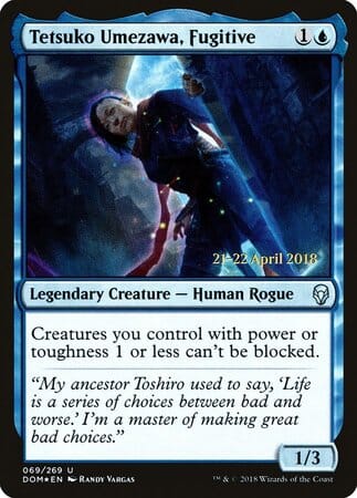 Tetsuko Umezawa, Fugitive [Dominaria Promos] MTG Single Magic: The Gathering  | Multizone: Comics And Games