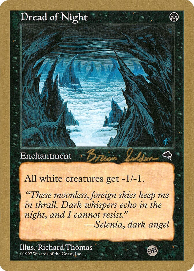 Dread of Night (Brian Selden) (SB) [World Championship Decks 1998] MTG Single Magic: The Gathering  | Multizone: Comics And Games