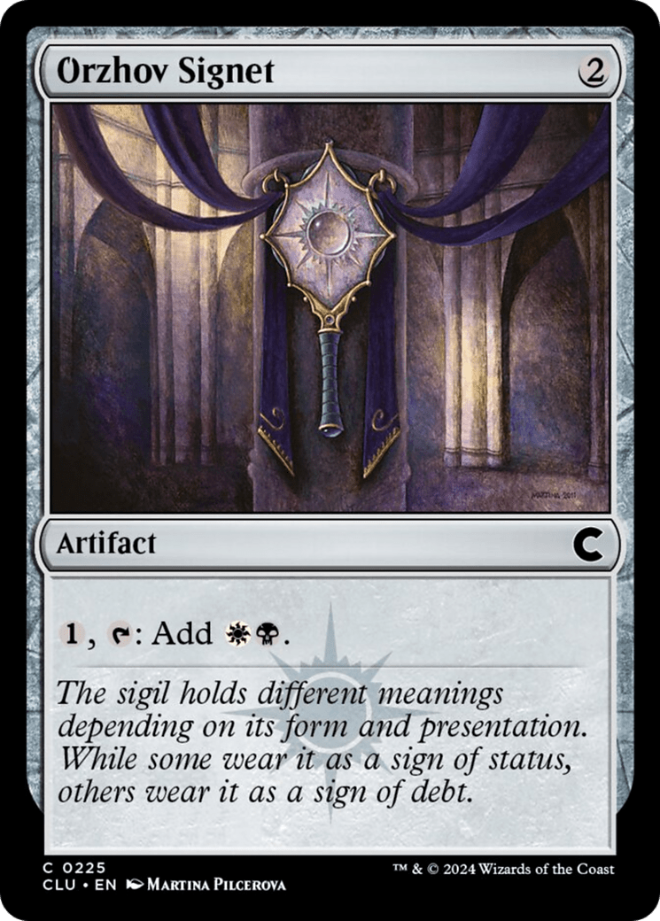 Orzhov Signet [Ravnica: Clue Edition] MTG Single Magic: The Gathering  | Multizone: Comics And Games