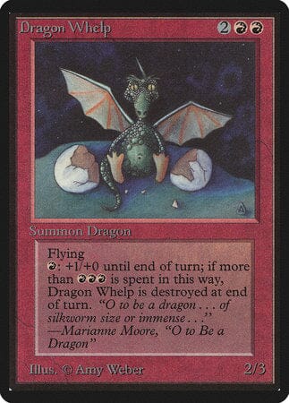 Dragon Whelp [Limited Edition Beta] MTG Single Magic: The Gathering  | Multizone: Comics And Games