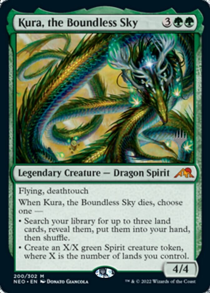 Kura, the Boundless Sky (Promo Pack) [Kamigawa: Neon Dynasty Promos] MTG Single Magic: The Gathering  | Multizone: Comics And Games