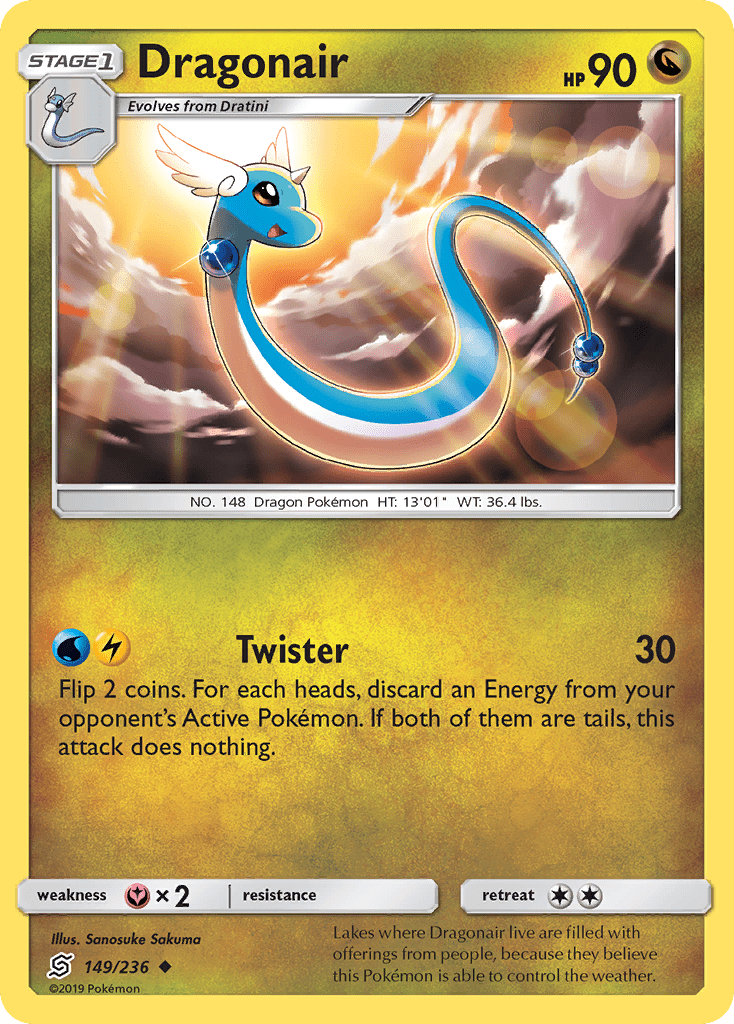Dragonair (149/236) [Sun & Moon: Unified Minds] Pokemon Single Pokémon  | Multizone: Comics And Games