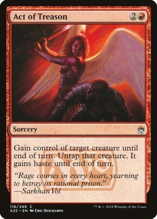 Act of Treason [Masters 25] MTG Single Magic: The Gathering  | Multizone: Comics And Games