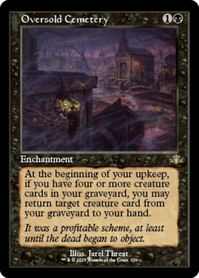 Oversold Cemetery (Retro) [Dominaria Remastered] MTG Single Magic: The Gathering  | Multizone: Comics And Games