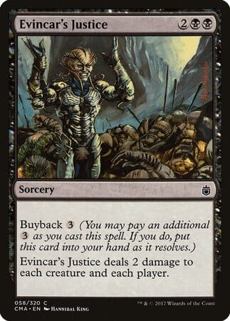 Evincar's Justice [Commander Anthology] MTG Single Magic: The Gathering  | Multizone: Comics And Games