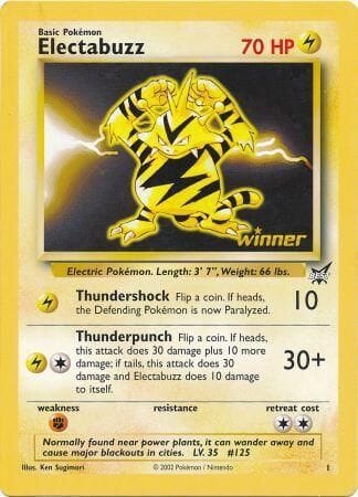 Electabuzz (1) (Jumbo Card) [Best of Promos] Pokemon Single Pokémon  | Multizone: Comics And Games