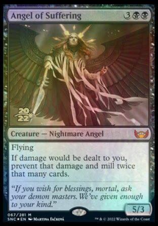 Angel of Suffering [Streets of New Capenna Prerelease Promos] MTG Single Magic: The Gathering  | Multizone: Comics And Games