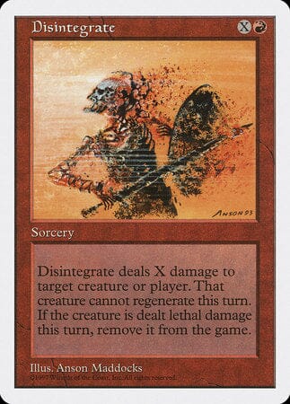Disintegrate [Fifth Edition] MTG Single Magic: The Gathering  | Multizone: Comics And Games
