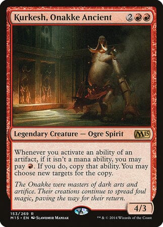 Kurkesh, Onakke Ancient [Magic 2015] MTG Single Magic: The Gathering  | Multizone: Comics And Games