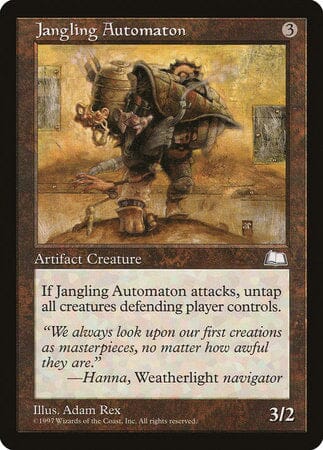 Jangling Automaton [Weatherlight] MTG Single Magic: The Gathering  | Multizone: Comics And Games