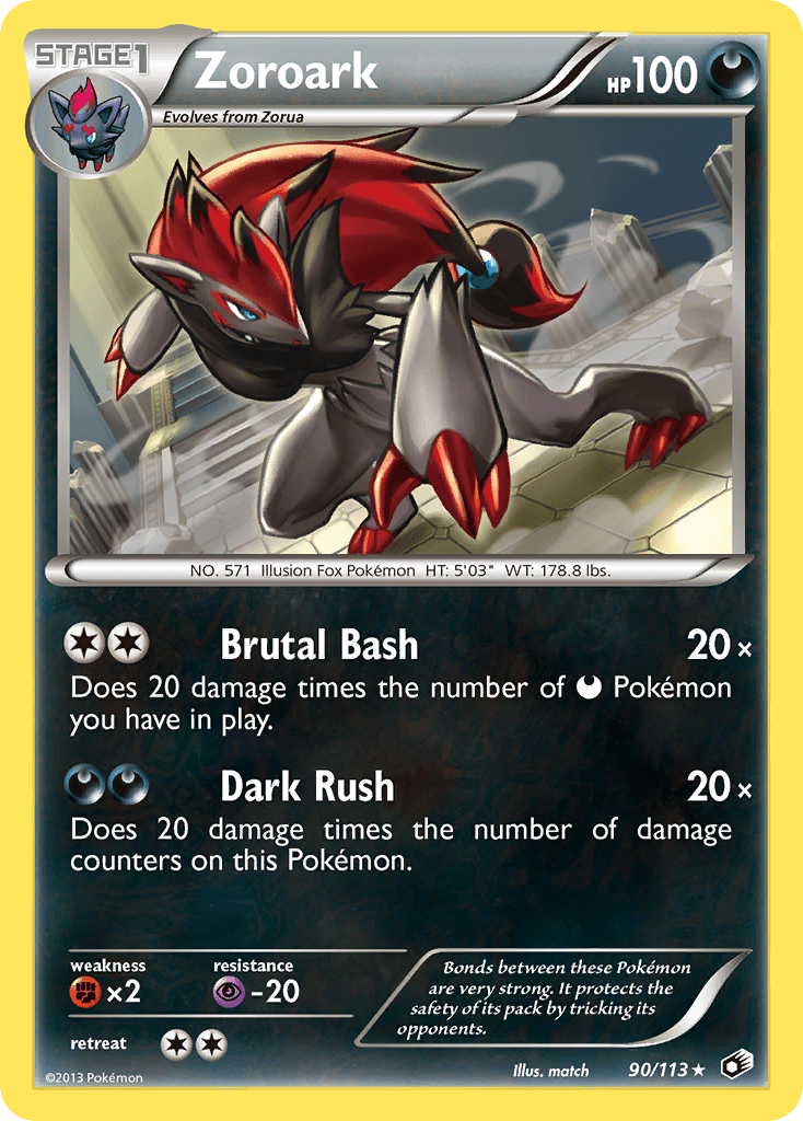 Zoroark (90/113) (Theme Deck Exclusive) [Black & White: Legendary Treasures] Pokemon Single Pokémon  | Multizone: Comics And Games