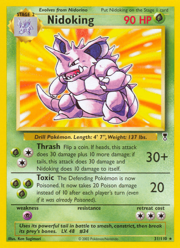 Nidoking (31/110) [Legendary Collection] Pokemon Single Pokémon  | Multizone: Comics And Games