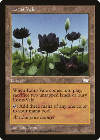 Lotus Vale [Weatherlight] MTG Single Magic: The Gathering  | Multizone: Comics And Games