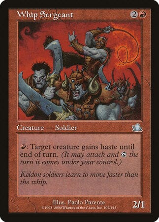 Whip Sergeant [Prophecy] MTG Single Magic: The Gathering  | Multizone: Comics And Games