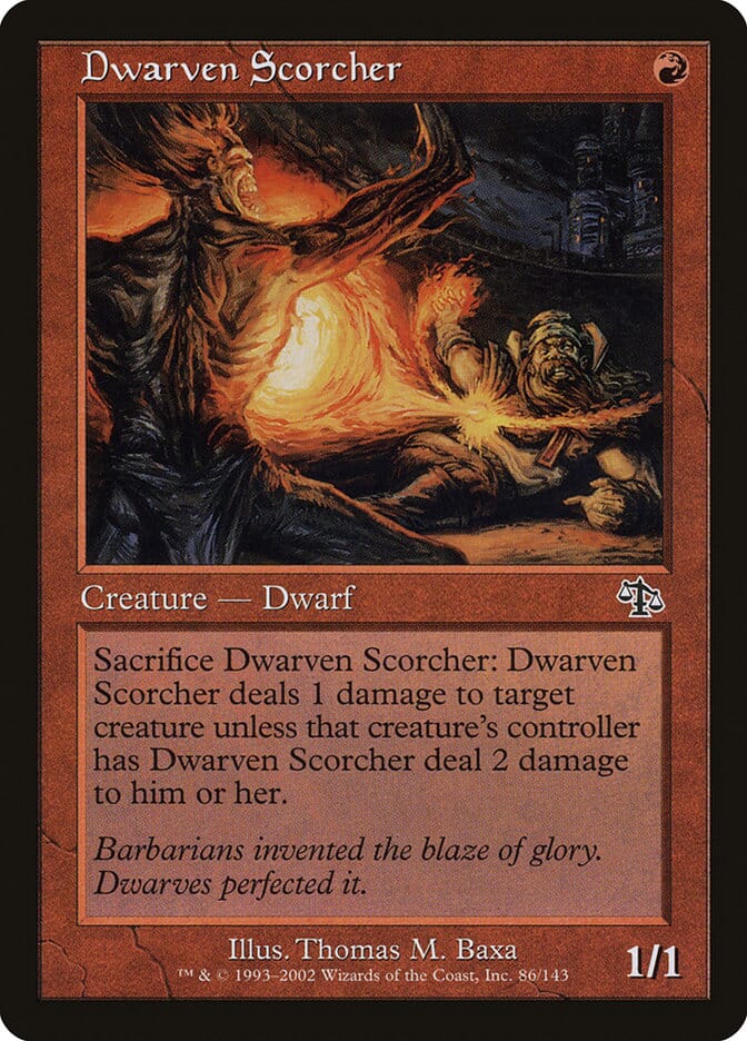 Dwarven Scorcher [Judgment] MTG Single Magic: The Gathering  | Multizone: Comics And Games