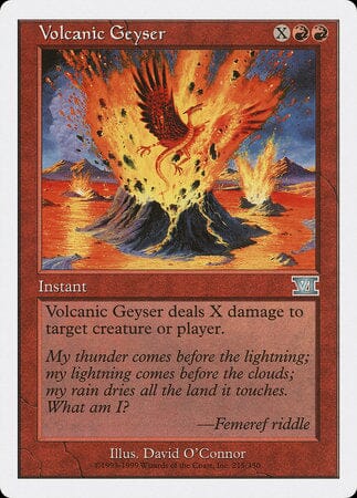 Volcanic Geyser [Classic Sixth Edition] MTG Single Magic: The Gathering  | Multizone: Comics And Games