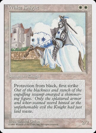 White Knight [Fourth Edition] MTG Single Magic: The Gathering  | Multizone: Comics And Games