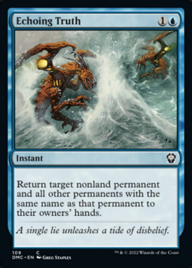 Echoing Truth [Dominaria United Commander] MTG Single Magic: The Gathering  | Multizone: Comics And Games