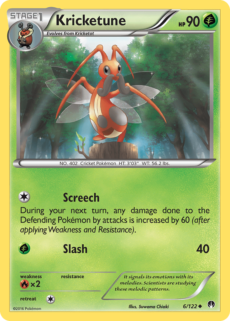 Kricketune (6/122) [XY: BREAKpoint] Pokemon Single Pokémon  | Multizone: Comics And Games