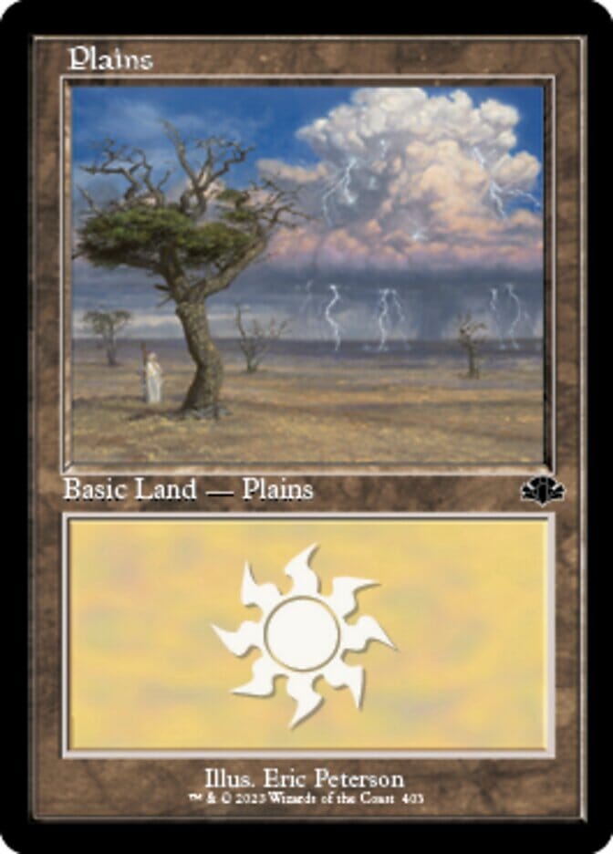 Plains (403) (Retro) [Dominaria Remastered] MTG Single Magic: The Gathering  | Multizone: Comics And Games