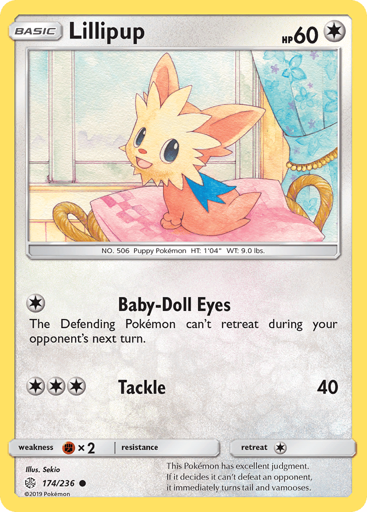 Lillipup (174/236) [Sun & Moon: Cosmic Eclipse] Pokemon Single Pokémon  | Multizone: Comics And Games
