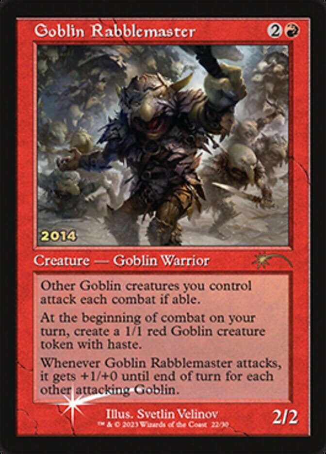 Goblin Rabblemaster [30th Anniversary Promos] MTG Single Magic: The Gathering  | Multizone: Comics And Games