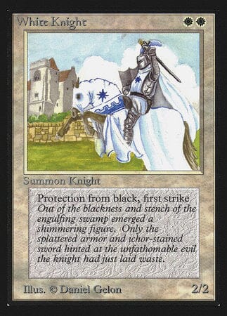 White Knight (IE) [Intl. Collectors’ Edition] MTG Single Magic: The Gathering  | Multizone: Comics And Games