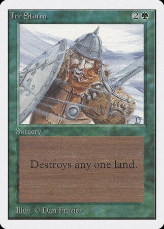 Ice Storm [Unlimited Edition] MTG Single Magic: The Gathering  | Multizone: Comics And Games