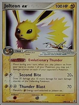 Jolteon ex (109/113) (Legendary Ascent - Tom Roos) [World Championships 2007] Pokemon Single Pokémon  | Multizone: Comics And Games